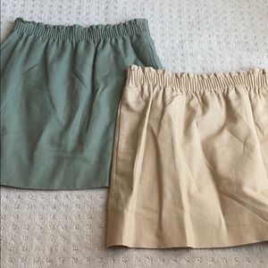 Jcrew factory skirts